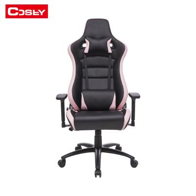 China (Height)Adjustable Computer Gaming Chairs Gaming Chair With Wheels Upholstered Gaming Chairs With Casters for sale