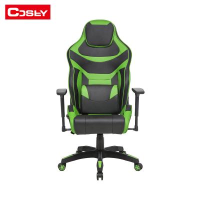 China (Height)Adjustable Leather Gaming Chair Gaming Chair With Led Pickup Peter The Gaming Stacking Chairs for sale