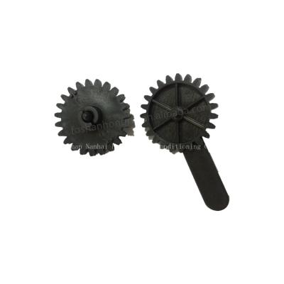 China Hot Sales Black Gear Flexible With Opposed Blade Damper For Air Outlet Accessories for sale