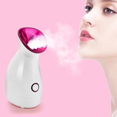 China Practical Mini Open Pore Blackhead Nose Facial Steamer Aromatherapy Moisturizer Essential Oil Multifunctional Portable Face Steamer for sale