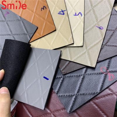 China Diamond Texture Leather Abrasion-Resistant Materials Leather Floor Mat Vinyl PVC Hotsale PVC Leather 2.5mm 160cm width 2.5mm 160cm for sale