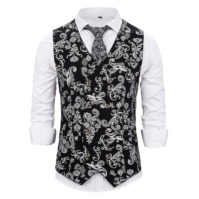 China Original Factory Fashion Anti-wrinkle Classic Vest For Formal Suit Men's Casual Wear Pasily Slim Waistcoat Waistcoat for sale