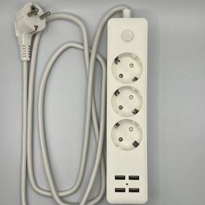 China General Appliance 1.8m Plugs Sockets With USB - Travel Power Strip With USB - Large And Quality Extension Socket for sale