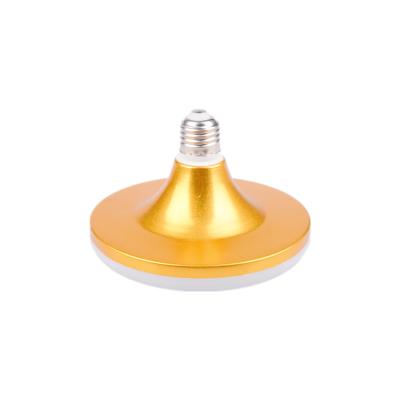 China 100% Original Indoor Gold Color 6000K 110lm/w Dimmable PF0.9 E27 B22 20w 30w 40w 50w UFO Led Bulb Light for sale