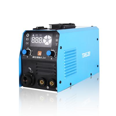 China PORTABLE small gas soldadora portatil Muttahida Majlis-e-Amal gasless MIG welding machines for sale