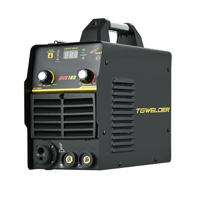 China Muttahida Majlis-e-Amal Mag Shops 1kg 120A MIG Portable MIG DC Inverter Welding Machine Welder MIG/mma-180 for sale