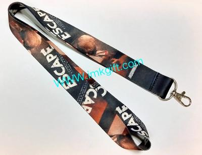 China Sublimation lanyard .Heat-transfer print . full logo print ,   Imprinted Polyester lanyard  in 3/4