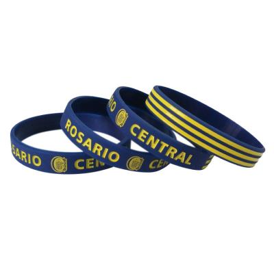 China Customized Silicone Wristband with Silk-Screen Printing for sale