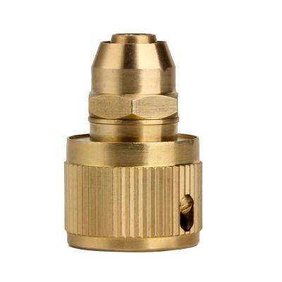 China Quick Connector 8/12MM Car Wash Water Pipe Joint Garden Hose Transformation Fittings Water Gun Coupling Copper Reduction for sale