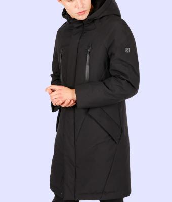 China Custom Viable Mens Fashion Ditch Coat Black Jacket for sale