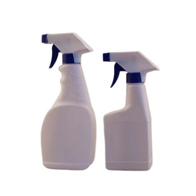 China Plastic Household Products 500ml HDPE Alcohol Sanitizer Bottle With Trigger Spray Pump for sale