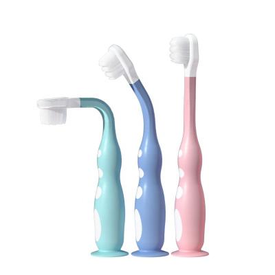 China Custom Logo Foldable Kids Children Soft Toothbrush For Babies Bristle Child Baby Eco-Friendly Soft Toothbrush for sale