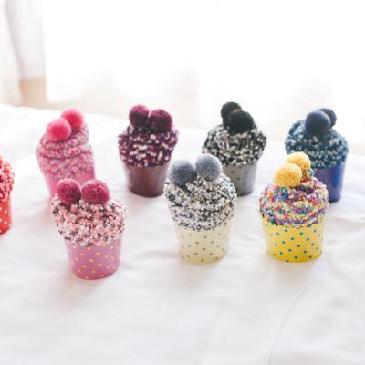 China Colorful Patterned Cozy Warm Fuzzy Funny Socks QUICK DRY Cupcake Gift Winter Socks For Women for sale