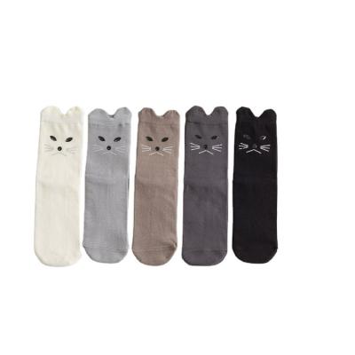 China Japanese Fancy Women QUICK DRY Knocks Cat Tube Ears 3D Drill Socks Cotton Women Socks Warm Autumn Winter for sale