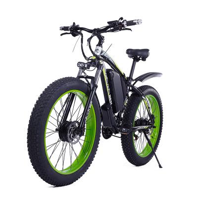 China Aluminum alloy ebike Eu DDPSHIPPING fat tire 26 with rear 48v 1000w powerful ebike electric bicycle for sale