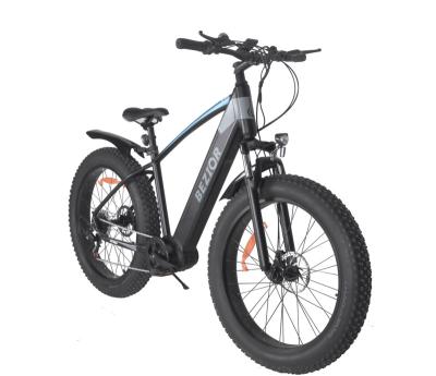 China UK WAREHOUSE Aluminum Alloy Newly Designed 26 Inch Fat Tire Bike Pro Motor 500W E-Bike Full Suspension for sale