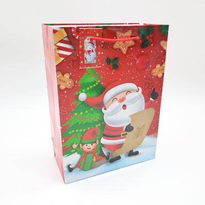 China Wholesale Recyclable Cheap Small Paper Bag Christmas Design Printing Gift Packaging Bag Jewelry Bag for sale