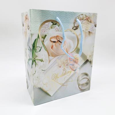 China Wholesale Recyclable Small Paper Bag Wedding Design Print Gift Jewelry Packaging Bag for sale