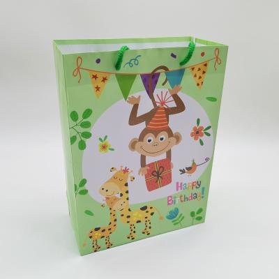 China Wholesale Disposable Cheap Birthday S Small Paper Bag Cartoon Printing Gift Packaging Bag for sale