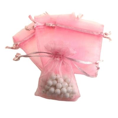 China Mesh Pouch Small Size Jewelry Wedding Party Gift Organza String Material Packaging Cord Storage Storage for sale