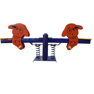 China Best Selling Outdoor Children's Playground Selling Good Quality Popular Metal Seesaw Outdoor Rotating Seesaw for sale