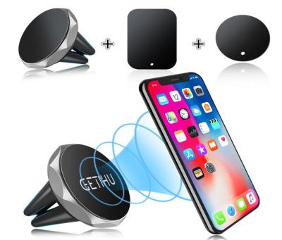 China 2019 Most Installation Product Simple Hot Selling Magnetic Magnetic Car Mount Mobile Phone Holder Power Air Vent Smartphone Holder for sale