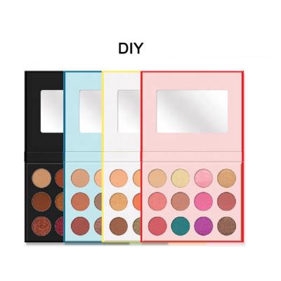 China 12 Colors Private Label Makeup Waterproof Dye Top Custom Vegan Waterproof Eyeshadow Palette for sale