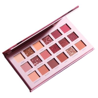 China Wholesale Cheap EYE Sombra Eyeshadow 18 Color Nude Makeup Shimmer Eyeshadow Palette for sale