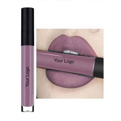 China Waterproof No Private Label Custom Logo Lip Stick OEM Waterproof Long Lasting Matte Liquid Lipstick for sale