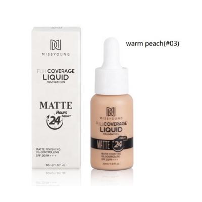 China Brighten New Matte Waterproof Liquid Make Up Face Foundation For Women for sale