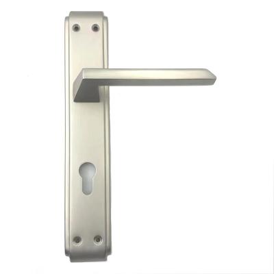 China Modern Factory Price Lever Quick Open Privacy lockset Interior Door Handles for sale