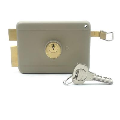 China High Security Double Cylinder 120mm Wooden Door Brass Latch 111A Deadbolt Rim Door Lock 111A for sale