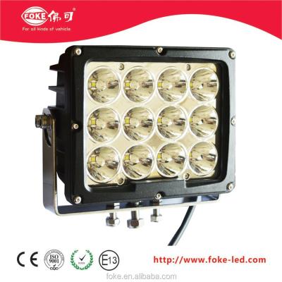 China High Intensity PC Lens 12pcs*10w Boats Fit Led Work Lamp With Spot /flood Beam For Working Environment for sale