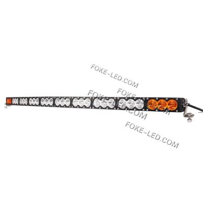 China Die-cast aluminum housing NEW! ! ! 9-60V 53.8 inch 300W off-road car led curved light bar, 4x4 driving light, LED bar light, car LED light bar for SUV, ATV, TRUCK for sale