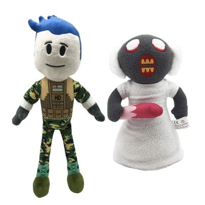 China 25-38cm Plush Game Robloxs Plush Toys Doll Captain Camouflage Boy Halloween Granny Hot Soft Stuffed Toy Baby Kids Birthday Gift for sale