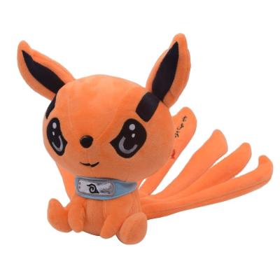 China The Strongest Plush Doll Product 22cm The Strongest Bijuu Kurama Kyuubi Nine-Tailed Fox Plush Doll Kids Kurama Plush Toys for sale