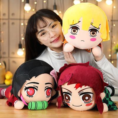 China stuffed & 40cm Plush Toy Anime Demon Slayer Toys Boy Pillow Lying Pillow Cushion for sale