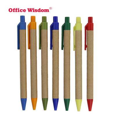 China Promotional Tip Pen 1.0 Colorized Tip Fills Paper Pen Literary Youth Standard Ballpoint Pen for sale