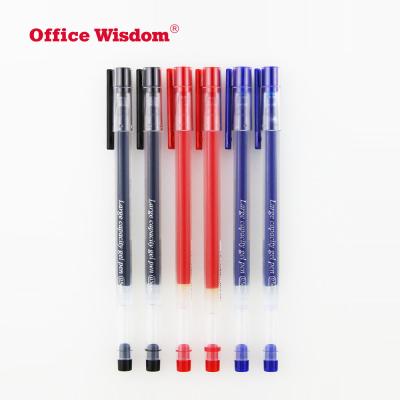 China Promotional Pen Cheap Promotional Gel Pen Black And Blue Color Gel Pen Large Capacity Red Ink Easy To Write Writing Length Up To 1000m for sale