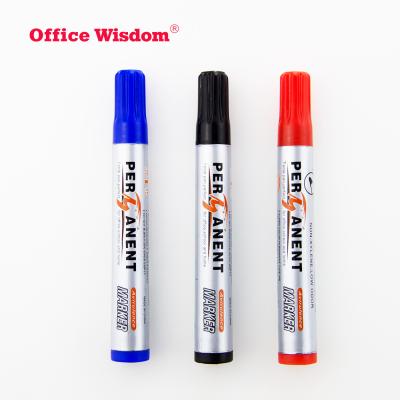 China Eco-Friendly Non-Toxic Multicolor Marker Pen For Wood Metal Marker Pens Fabric Glass Hot Selling High Quality Permanent Marker for sale