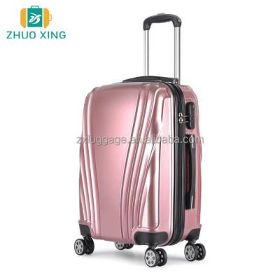 China School\travel\etc luxury long-distance equipment ABS+PC 3 Piece Hardside Luggage Set For Europe And North America Market for sale