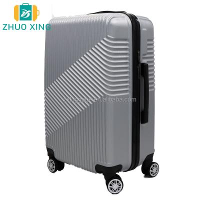 China School\travel\etc cheap price ABS zipper cabin luggage trolley case suitcase bottom business on wheels for Dubai, &Kuwait for sale