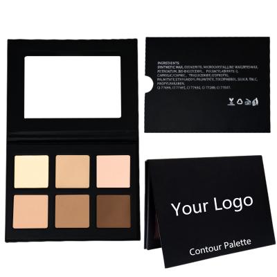 China Waterproof Wholesale Make Your Own Contour Palette Makeup Concealer Private Label Contour Waterproof Cream Palette for sale