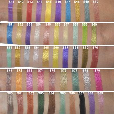 China Waterproof Single Packaging Eyeshadow Pigments Privet Label Makeup Eyeshadow Shimmer Chameleon Pressed Eyeshadow for sale