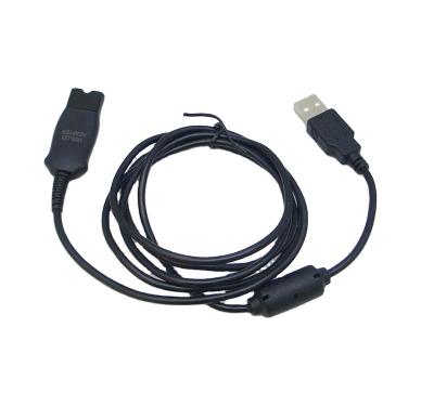 China 2022 New Y Jack QD Noise Attenuation Cables Trailing Y Cable Jack Adapter for PLT Headset for Call Center or Office for sale