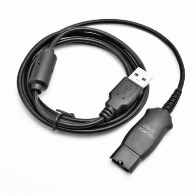 China Quick Call Center Headsets DA95 USB QD Adapter Cable To Plantronics Headsets for sale