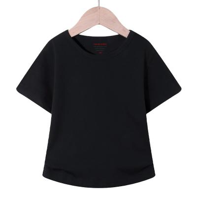 China Wholesale Custom Kids Breathable Cotton T Shirt Simple Comfortable Kids Short Sleeve for sale