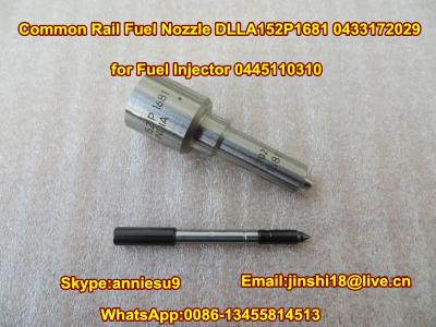 China Bosch Common Rail Fuel Injector Nozzle DLLA152P1681 0433172029 for Injector 0445110310 for sale