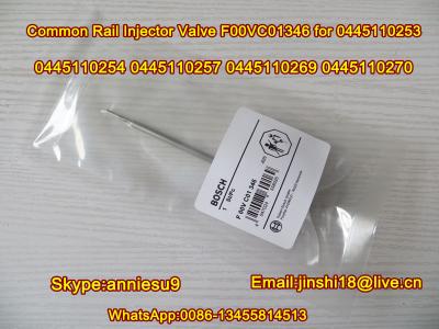 China Válvula comum F00VC01346 do injector do trilho de Bosch para 0445110253 0445110254 0445110257 0445110 à venda