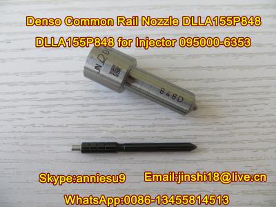 China Denso Common Rail Fuel Injector Nozzle DLLA155P848 for Injector 095000-6353 for sale